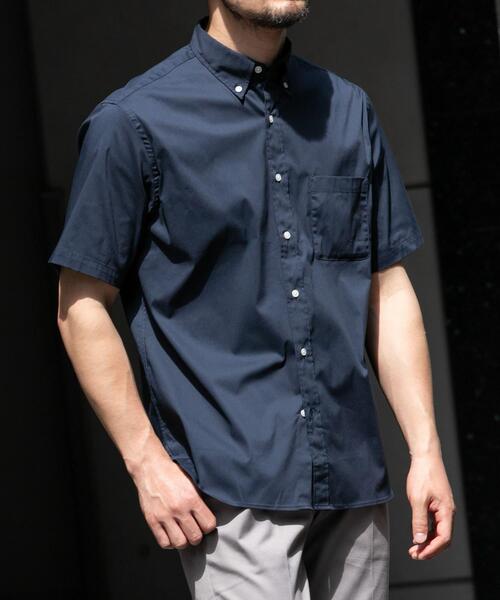 URBAN RESEARCH ROSSO MEN（アーバンリサーチロッソメン）の「『イージーケア』『XLサイズあり』ハイパフォーマンス快適ショートスリーブシャツ（シャツ/ブラウス・メンズ・ライトブルー/ホワイト/ネイビー・SMALL/X-LARGE/LARGE/MEDIUM）」の15枚目の写真
