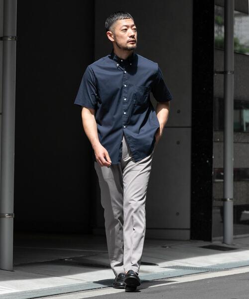 URBAN RESEARCH ROSSO MEN（アーバンリサーチロッソメン）の「『イージーケア』『XLサイズあり』ハイパフォーマンス快適ショートスリーブシャツ（シャツ/ブラウス・メンズ・ライトブルー/ホワイト/ネイビー・SMALL/X-LARGE/LARGE/MEDIUM）」の17枚目の写真