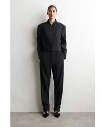 リネンストレートレッグパンツ