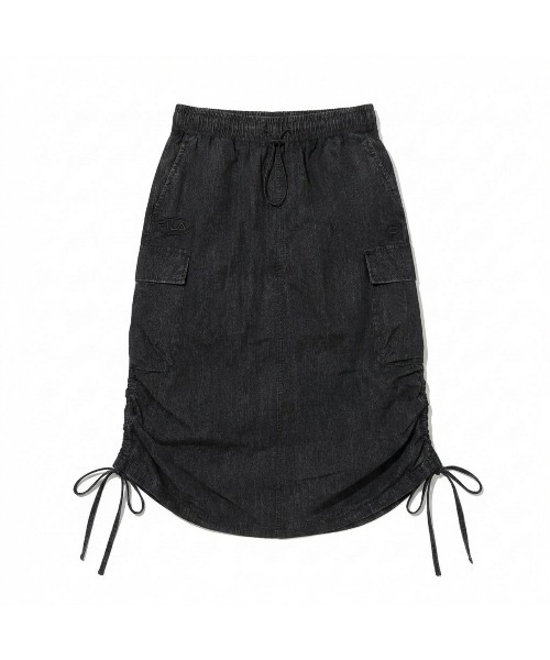 FILA(フィラ)の「FILA CARGO SKIRT(フィラ カーゴスカート)(スカート・レディース・ブラック/ピンク/グレー・MEDIUM/LARGE)」の2枚目の写真