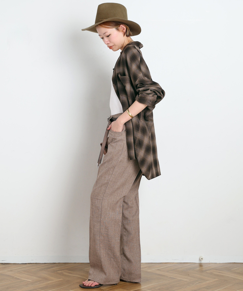 Wrangler(ラングラー)の「【Wrangler/ラングラー】ランチャードレス(その他パンツ・レディース・ブラウン/ブラック・38/36/34)」の8枚目の写真