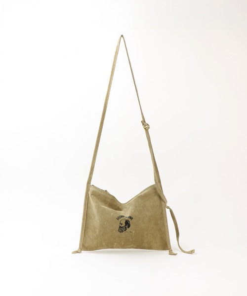 BrownBrown(ブラウンブラウン)の「【BrownBrown】ブラウンブラウン/ P,S Mr,Brown ショルダーバック(Mサイズ)(ショルダーバッグ・メンズ・ベージュ/グレー/ブラック・FREE)」の3枚目の写真