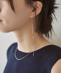 SHENERY | スキニーチェーンピアス<Silver925>(ピアス（両耳用）)