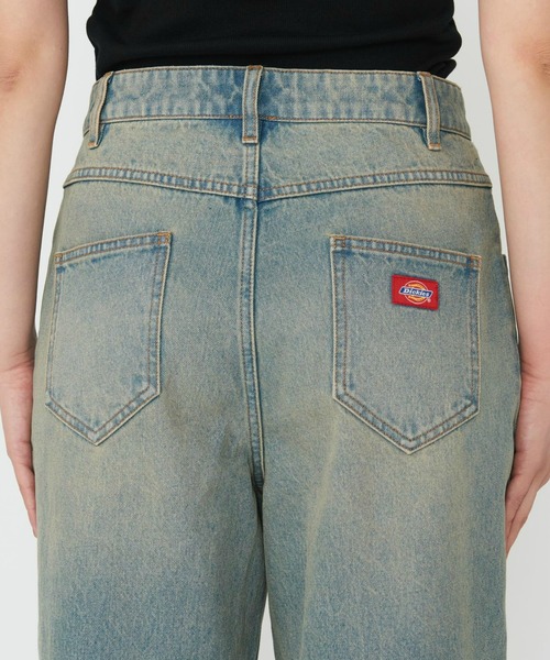 Dickies(ディッキーズ)の「Dickies/ディッキーズ ウエストクロス デニムパンツ/カーブデニムパンツ(デニムパンツ・レディース・ダークインディゴブルー/ライトインディゴブルー・26/28)」の21枚目の写真