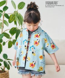 F.O.KIDS（エフオーキッズ）の「PEANUTS　MIX ARTアロハシャツ（シャツ/ブラウス）」
