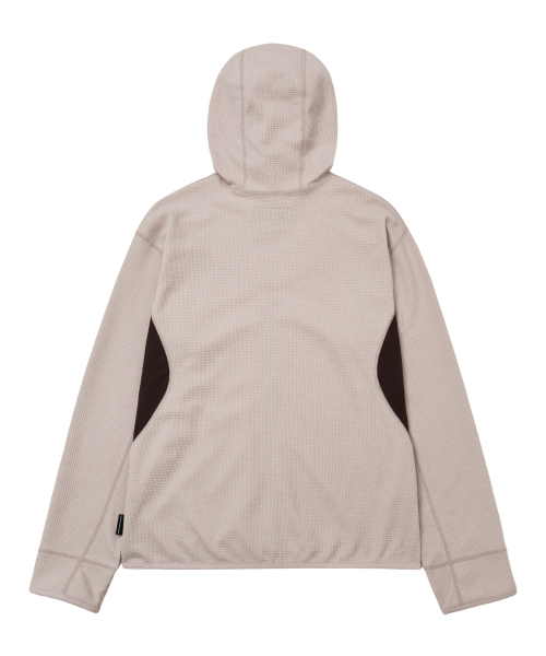 PHYPS MOTORCYCLE（フィップスモーターサイクル）の「H-Tech Light Weight Waffle Hoodie Zip-Up Beige（パーカー・レディース・その他・X-LARGE/MEDIUM/LARGE/SMALL）」の3枚目の写真