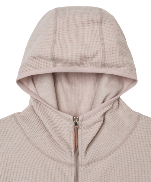 PHYPS MOTORCYCLE（フィップスモーターサイクル）の「H-Tech Light Weight Waffle Hoodie Zip-Up Beige（パーカー・レディース・その他・X-LARGE/MEDIUM/LARGE/SMALL）」の4枚目の写真