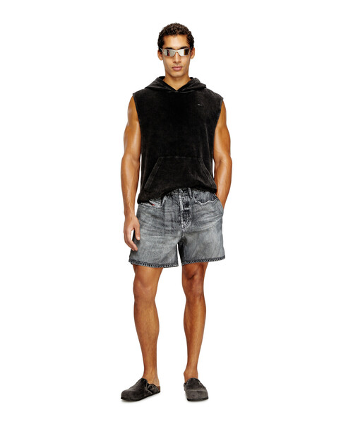 DIESEL（ディーゼル）の「メンズ スリーブレスプルオーバー ARUBA-DNM（その他トップス・メンズ・ブラック系その他・LARGE）」の3枚目の写真