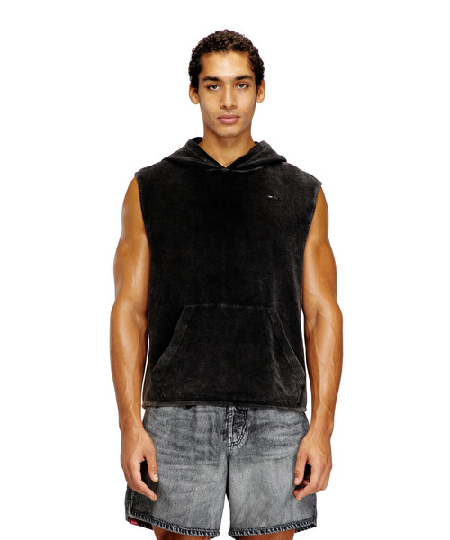 DIESEL（ディーゼル）の「メンズ スリーブレスプルオーバー ARUBA-DNM（その他トップス・メンズ・ブラック系その他・LARGE）」の5枚目の写真
