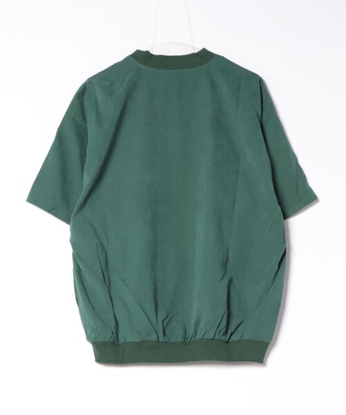 NO WAY（ノーウェイ）の「/Bz/Premium Suede tee / スウェードタッチ 裾リブ オーバーサイズTシャツ（Tシャツ/カットソー・メンズ・ネイビー/グリーン・LARGE/X-LARGE/MEDIUM）」の11枚目の写真