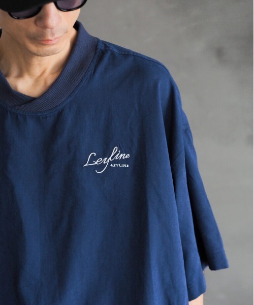 NO WAY（ノーウェイ）の「/Bz/Premium Suede tee / スウェードタッチ 裾リブ オーバーサイズTシャツ（Tシャツ/カットソー・メンズ・ネイビー/グリーン・LARGE/X-LARGE/MEDIUM）」の16枚目の写真