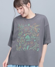 メヒコモチーフ刺繍Ｔシャツ