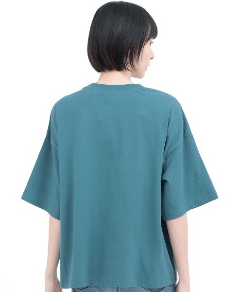 チチカカ（チチカカ）の「メヒコモチーフ刺繍Ｔシャツ（Tシャツ/カットソー・レディース・ブルーグリーン/チャコールグレー/オフホワイト・FREE）」の11枚目の写真