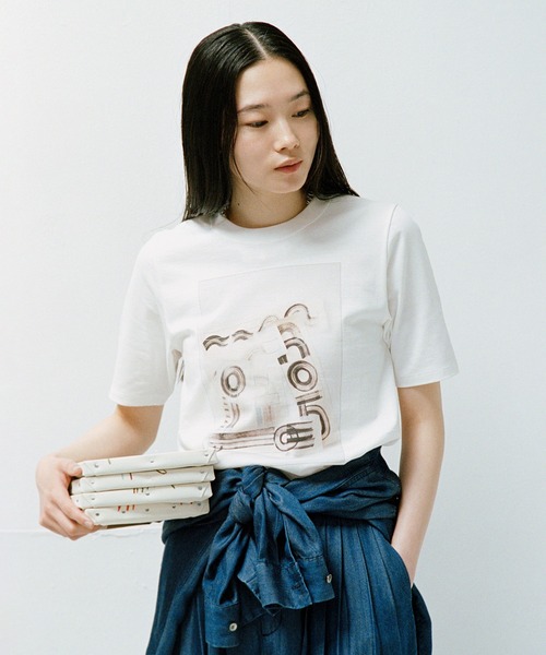 Lee Izumida by SALON】プリントコンパクトT（Tシャツ/カットソー