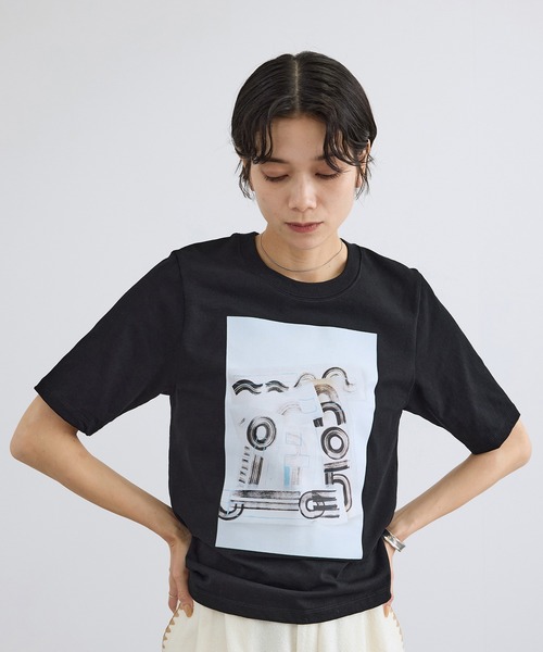 Lee Izumida by SALON】プリントコンパクトT（Tシャツ/カットソー