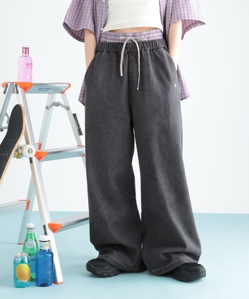 RAGEBLUE（レイジブルー）の「＜POLO BCS/ポロ・ビーシーエス＞別注/チェックイージーショートパンツ（その他パンツ・レディース・ブラック/その他23/ベージュ・FREE）」の20枚目の写真