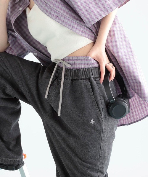 RAGEBLUE（レイジブルー）の「＜POLO BCS/ポロ・ビーシーエス＞別注/チェックイージーショートパンツ（その他パンツ・レディース・ブラック/その他23/ベージュ・FREE）」の19枚目の写真