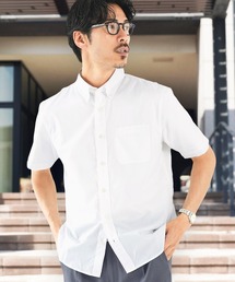 速乾 ブロード ボタンダウンシャツ