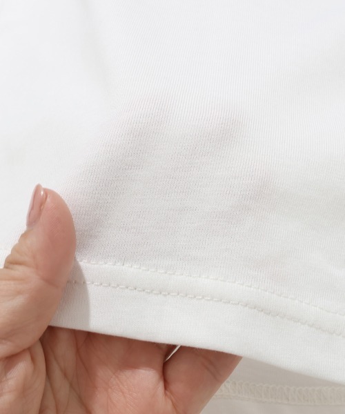 KRIFF MAYER（クリフメイヤー）の「【本体綿100％】スヌーピー 刺繍 半袖 Tシャツ (盆栽)（Tシャツ/カットソー・メンズ・ライトピンク/ブラック/ネイビー/オフホワイト・MEDIUM/X-LARGE/LARGE）」の15枚目の写真