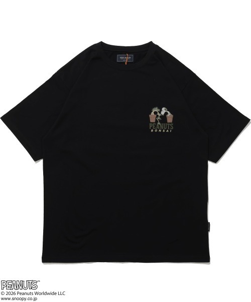 KRIFF MAYER（クリフメイヤー）の「【本体綿100％】スヌーピー 刺繍 半袖 Tシャツ (盆栽)（Tシャツ/カットソー・メンズ・ライトピンク/ブラック/ネイビー/オフホワイト・MEDIUM/X-LARGE/LARGE）」の18枚目の写真