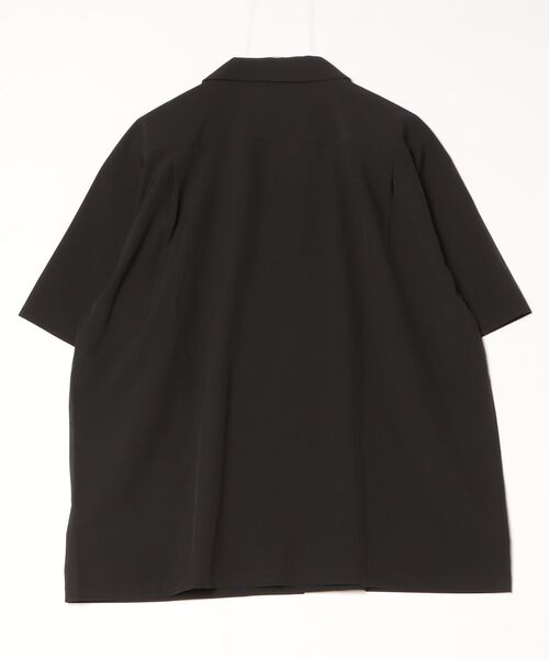 many men many mind(メニーメンメニーマインド)の「MANYMENMANYMINDS / AIRLEAKFABRIC/半袖オープンカラーシャツ(シャツ/ブラウス・メンズ・チャコール/ブラック・X-LARGE/LARGE/MEDIUM)」の3枚目の写真
