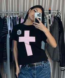 CROSS TEE BLACK
