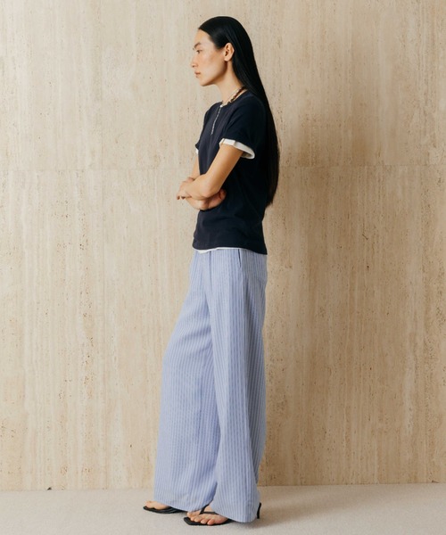 CREDONA(クレドナ)の「PAJAMA PANTS/パジャマパンツ(その他パンツ・レディース・グレー系その他/サックスブルー・0/1)」の11枚目の写真