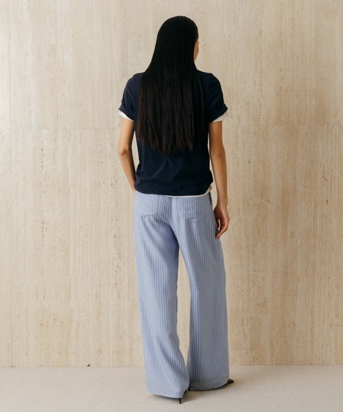 CREDONA(クレドナ)の「PAJAMA PANTS/パジャマパンツ(その他パンツ・レディース・グレー系その他/サックスブルー・0/1)」の12枚目の写真