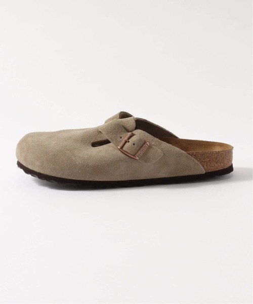 ビルケンシュトック　ボストン　ベージュ スエード サンダル 40 BIRKENSTOCK / ビルケンシュトック ボストン スエードレザー ナロー