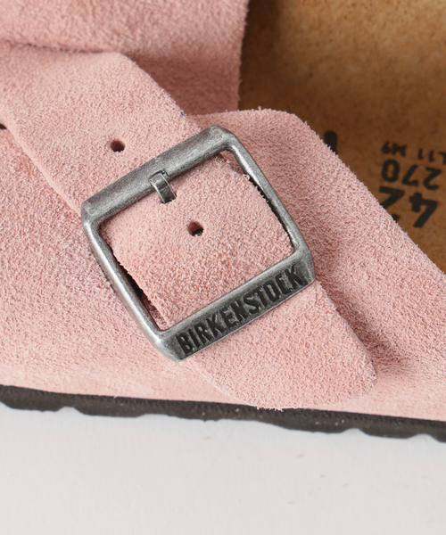 BIRKENSTOCK(ビルケンシュトック)の「BIRKENSTOCK / ビルケンシュトック ボストン スエードレザー ナロー(サンダル・メンズ・ピンク/ベージュ・40/41/42/43)」の4枚目の写真