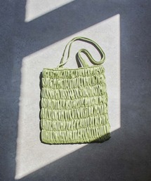 beej | (beej)Gathered velour bag(トートバッグ)
