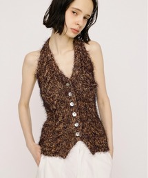 HALTER NECK KNIT VEST ホルターネックニットベスト 春服 夏服 サマーニット