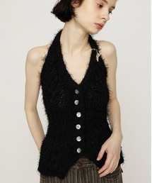 HALTER NECK KNIT VEST ホルターネックニットベスト 春服 夏服 サマーニット