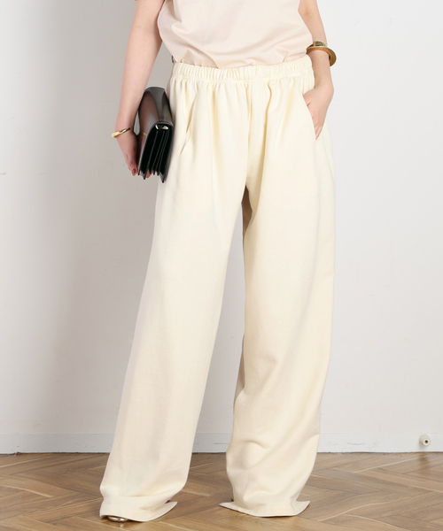 AP STUDIO(エーピーストゥディオ)の「【BETTTER/ベター】TRACK SUIT TROUSER(スウェットパンツ・レディース・ベージュ・FREE)」の8枚目の写真