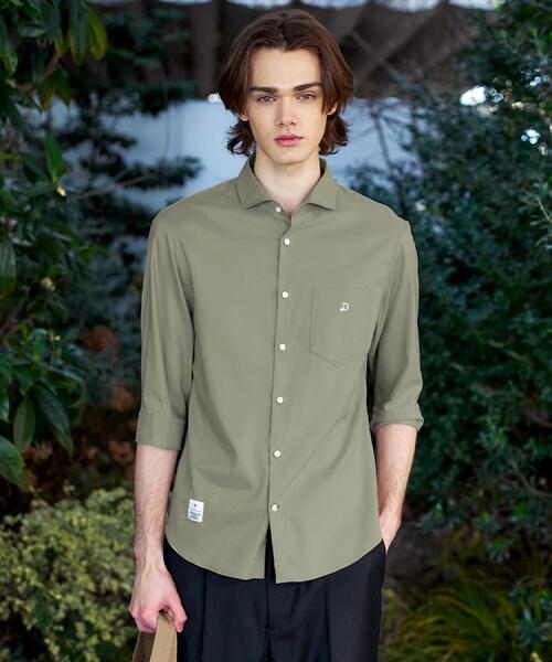 DRESSTERIOR(ドレステリア)の「バイオリネン スリークオーターシャツ(シャツ/ブラウス・メンズ・サックスブルー/オリーブ/ホワイト/ネイビー・94/92/91/90)」の10枚目の写真