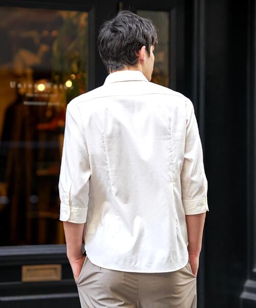 DRESSTERIOR(ドレステリア)の「バイオリネン スリークオーターシャツ(シャツ/ブラウス・メンズ・サックスブルー/オリーブ/ホワイト/ネイビー・94/92/91/90)」の17枚目の写真