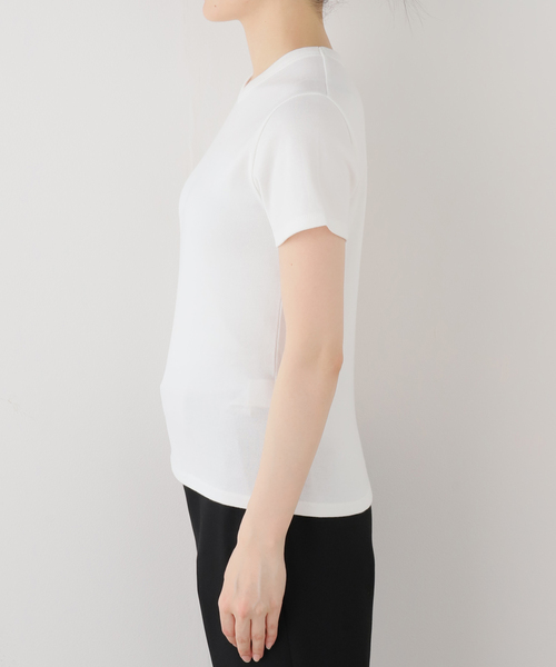 EVERYDAY I LIKE.(エヴリディアイライク)の「*Comfort Tシャツ(Tシャツ/カットソー・レディース・ネイビー/ホワイト・FREE)」の14枚目の写真