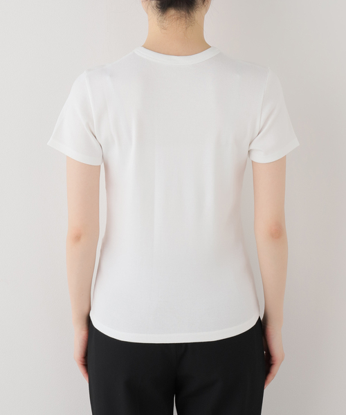 EVERYDAY I LIKE.(エヴリディアイライク)の「*Comfort Tシャツ(Tシャツ/カットソー・レディース・ネイビー/ホワイト・FREE)」の15枚目の写真