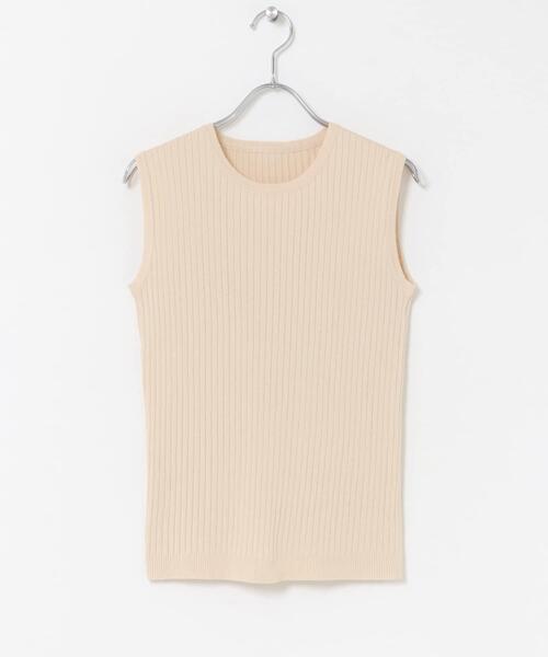 ITEMS URBANRESEARCH（アイテムズ アーバンリサーチ）の「『洗濯可』ワイドノースリーブニット（ニット/セーター・レディース・カーキ/レッド/オフホワイト/ネイビー・FREE）」の22枚目の写真