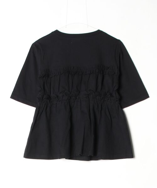 ROSE BUD(ローズバッド)の「mici/BUSTIER LIKE TEE(Tシャツ/カットソー・レディース・レッド/ブラック・ONE SIZE)」の3枚目の写真