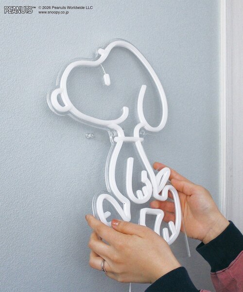 PEANUTS】NEON LIGHT Snoopy ネオンライト スヌーピー（照明