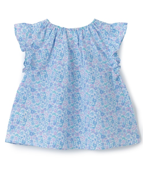 petit main（プティマイン）の「【リンク】花柄サッカーチュニック（シャツ/ブラウス・キッズ・ピンク/ブルー・110cm/90cm/80ｃｍ/120cm/130cm/100cm）」の8枚目の写真