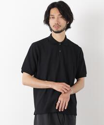 「モダンコンフォート」 ヘリンボン ポロシャツ 半袖