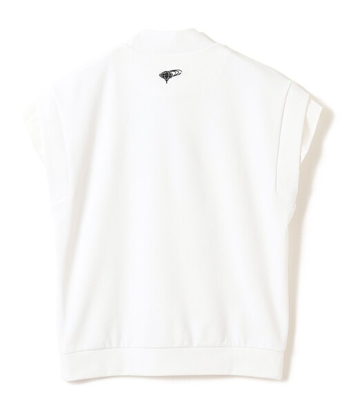 BEAMS GOLF(ビームスゴルフ)の「ORANGE LABEL / フレアスリーブ モックネックシャツ(スウェット・レディース・ネイビー/オリーブ/ホワイト・LARGE/MEDIUM/SMALL)」の15枚目の写真