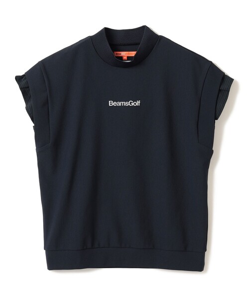 BEAMS GOLF(ビームスゴルフ)の「ORANGE LABEL / フレアスリーブ モックネックシャツ(スウェット・レディース・ネイビー/オリーブ/ホワイト・LARGE/MEDIUM/SMALL)」の16枚目の写真