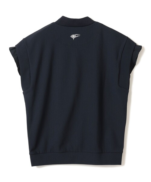 BEAMS GOLF(ビームスゴルフ)の「ORANGE LABEL / フレアスリーブ モックネックシャツ(スウェット・レディース・ネイビー/オリーブ/ホワイト・LARGE/MEDIUM/SMALL)」の19枚目の写真