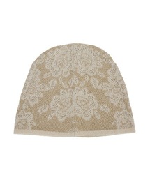 Ameri（アメリ）の「MEDI FLOWER JACQUARD KNIT BEANIE（ニットキャップ/ビーニー）」