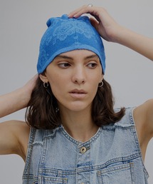 Ameri（アメリ）の「MEDI FLOWER JACQUARD KNIT BEANIE（ニットキャップ/ビーニー）」