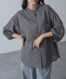 【refinedworks】UV対策 冷房対策 にも◎ シアーシャツ
