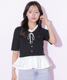 JILL by JILL STUART | フリルドッキングペプラムニット(ニット/セーター)